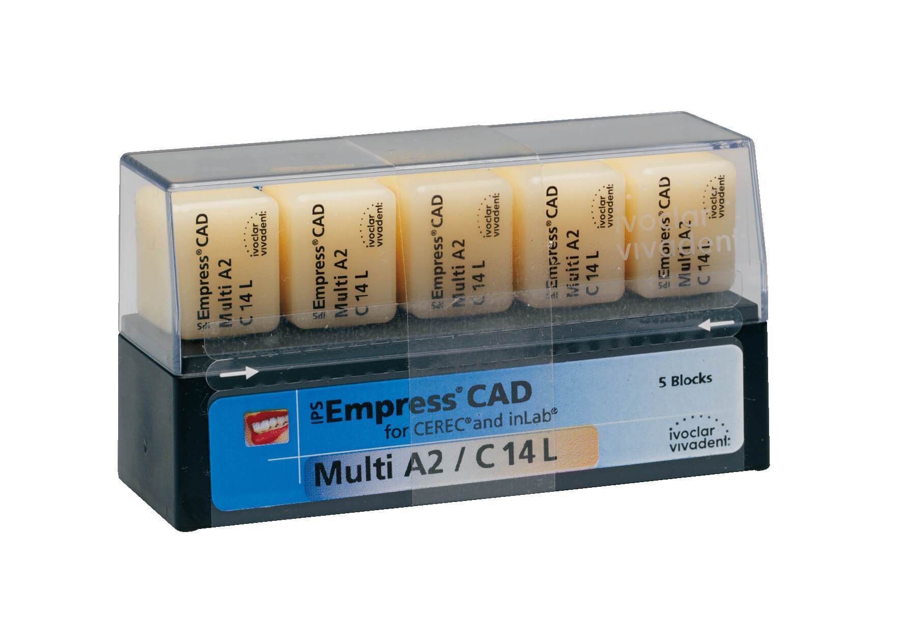 Empress CAD CEREC/inLab Multi C14 L 5 sztuk