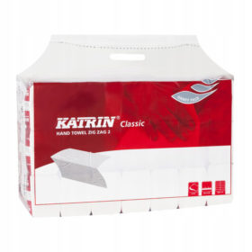Ręczniki składane celuloza Katrin Plus ZZ 2 warstwowe białe 200 sztuk